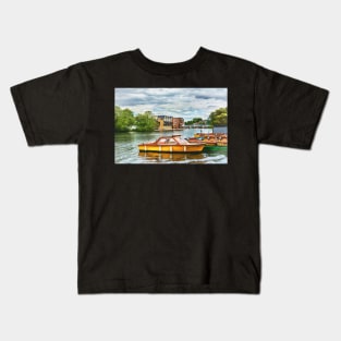 Boats For Hire At Windsor Kids T-Shirt